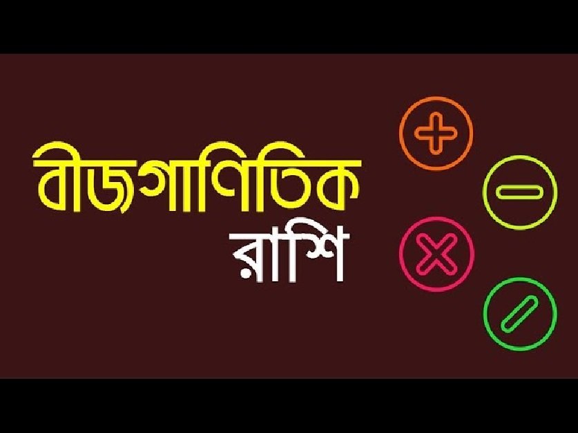 বীজগানিতিক রাশির চলক, ধ্রুবক ও বহুপদী