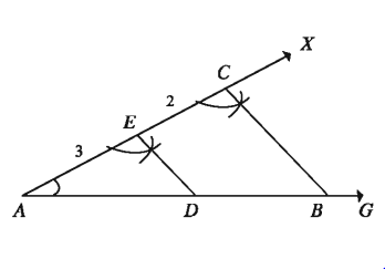 নির্দিষ্ট অনুপাতে রেখাংশের বিভক্তিকরণ