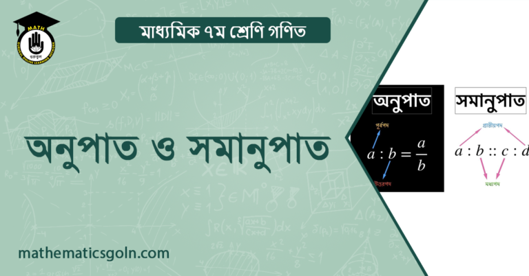 অনুপাত এবং সমানুপাত