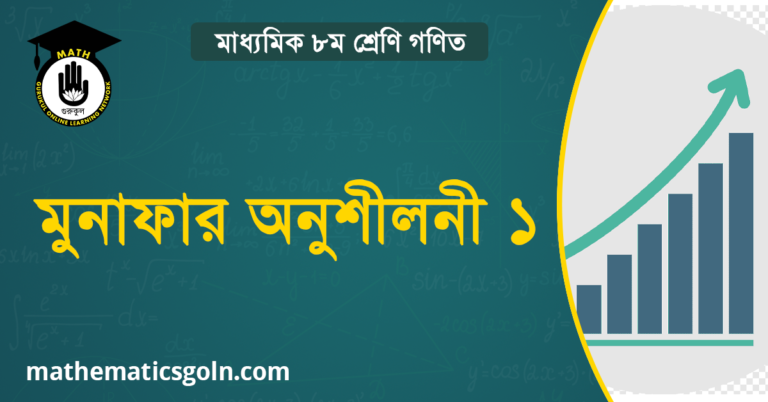 মুনাফার অনুশীলনী ১