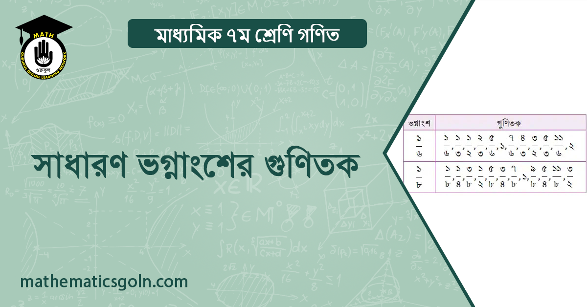 সাধারণ ভগ্নাংশের গুণিতক