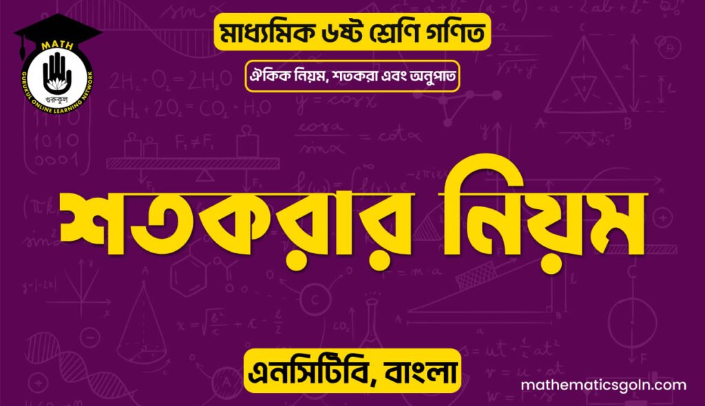 শতকরার নিয়ম