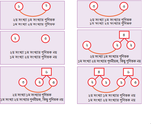 গুণিতক ও গুণনীয়কের খেলা