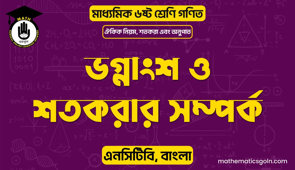 ভগ্নাংশ ও শতকরার সম্পর্ক