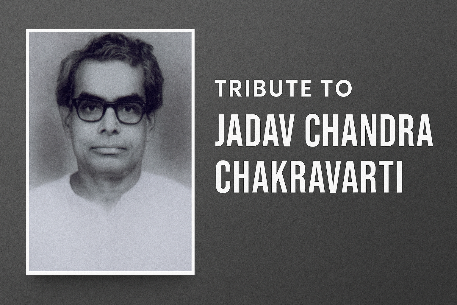 Jadav Chandra Chakravarti